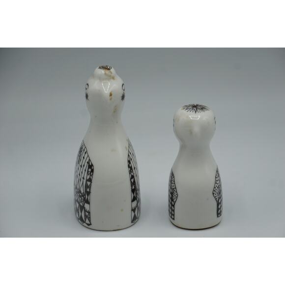 Porsgrund Porcelain Norway “Madame & Son” Salt & Pepper By Anne-Marie Odegaard - Picture 5 of 5